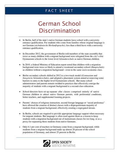 First page of PDF with filename: factsheet-german-schools-10272013.pdf