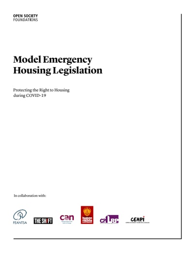 First page of PDF with filename: ji-covid_housing_report-housing_legislation-2020_12_09.pdf