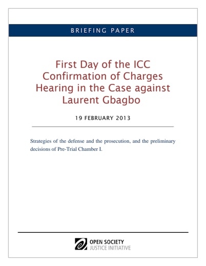 First page of PDF with filename: Gbagbo-confirmation-day1-eng-02192012.pdf