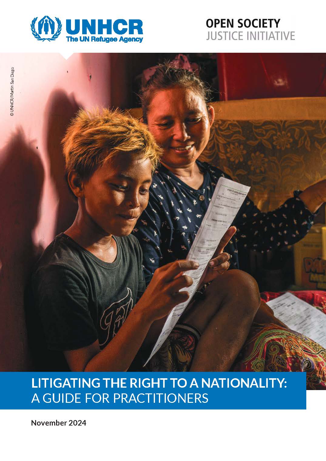 First page of PDF with filename: litigating-the-right-to-a-nationality-unhcr-ji-20251115.pdf