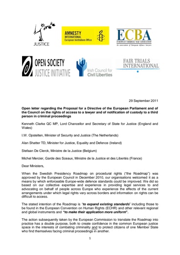 First page of PDF with filename: eu-arrest-letter-20111026.pdf
