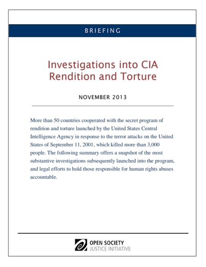 First page of PDF with filename: briefing-cia-investigations-roundup_0.pdf