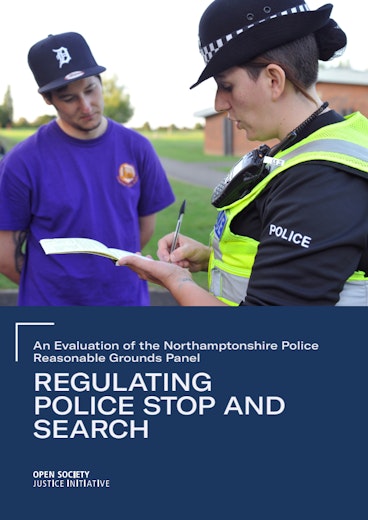 First page of PDF with filename: regulating-police-stop-and-search-20191106.pdf