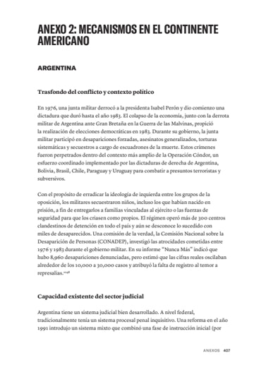 First page of PDF with filename: options-justice-esp-anexo2-americas.20180501.pdf