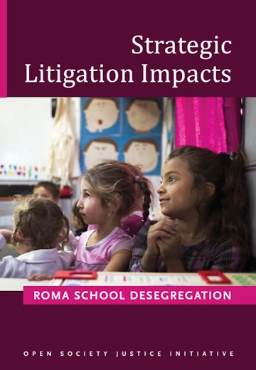 First page of PDF with filename: strategic-litigation-impacts-roma-school-desegration-20160407.pdf