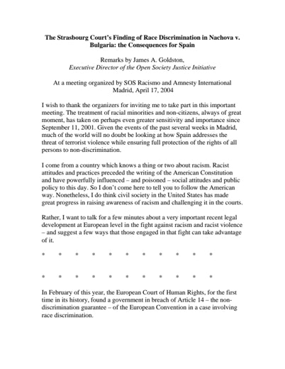 First page of PDF with filename: discrimination_20040417.pdf