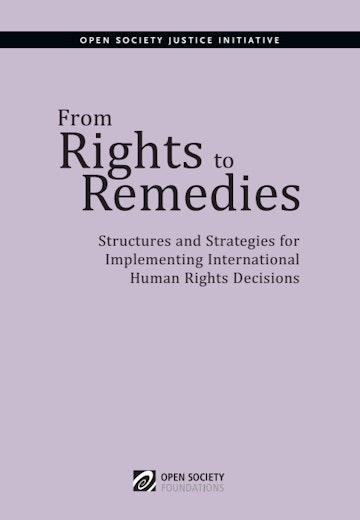 First page of PDF with filename: from-rights-to-remedies-20130708.pdf