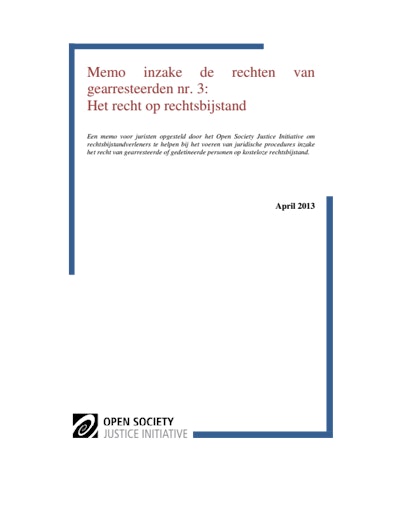 First page of PDF with filename: arrest-rights-template-brief-legal-aid-dutch-20130503.pdf