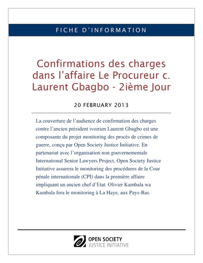 First page of PDF with filename: Gbagbo-confirmation-day2-fr.pdf
