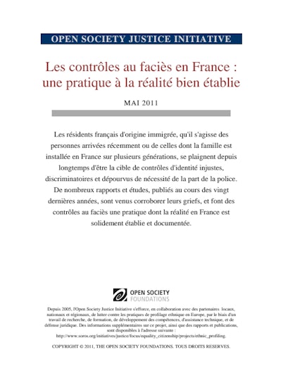 First page of PDF with filename: ethnic-profiling-in-france-a-well-documented-practice-french-2011-05-23_0.pdf