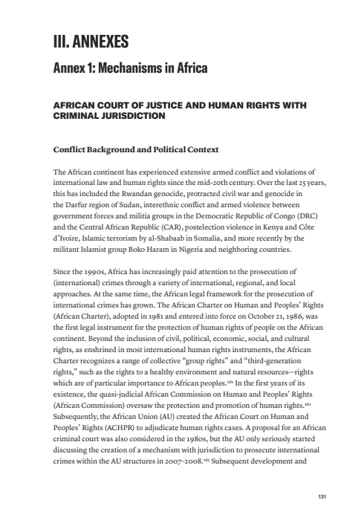 First page of PDF with filename: options-for-justice-annex-1-africa-20180918.pdf