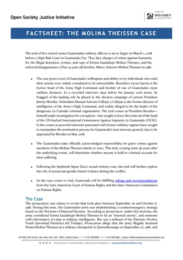 First page of PDF with filename: factsheet-molina-thiessen-20180227.pdf