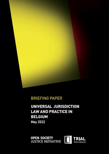 First page of PDF with filename: universal-jurisdiction-law-and-practice-belgium-en-05232022.pdf