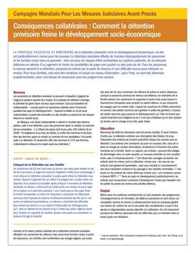 First page of PDF with filename: pretrial-detention-socioeconomic-20100409-fr_0.pdf