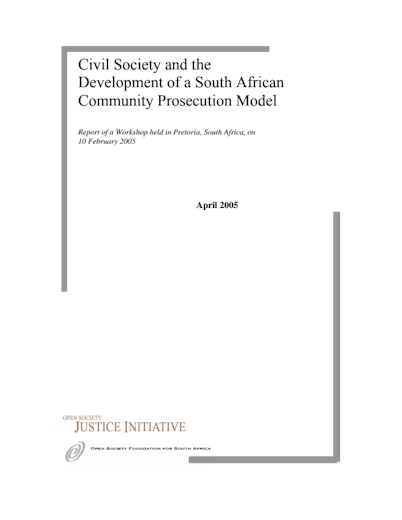 First page of PDF with filename: southafrica_20050210.pdf