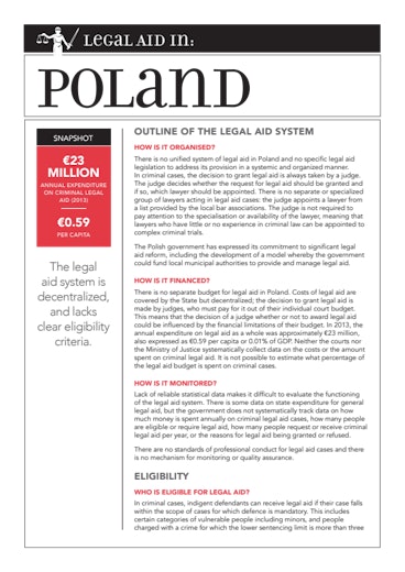 First page of PDF with filename: eu-legal-aid-poland-20150427.pdf